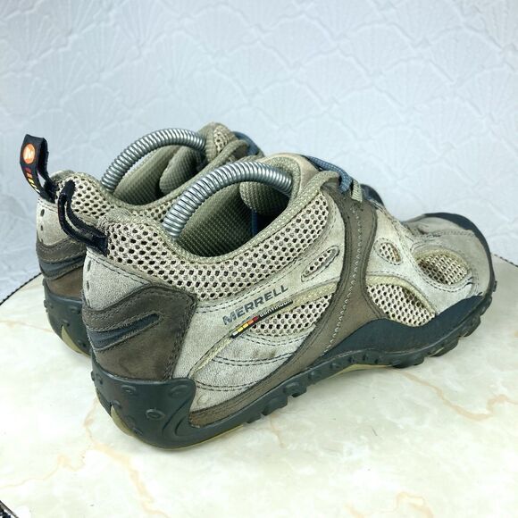 Merrell Sneakers Womens Sz 7 Gray Chamaeleon Arc Wind Hiking Trail Vibram Shoes - Picture 9 of 12